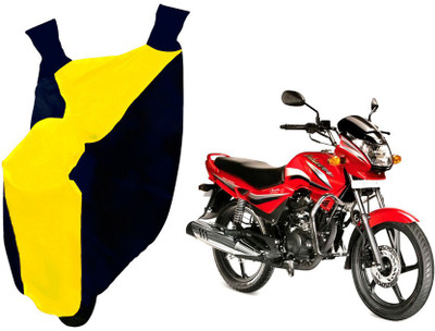 Auto Haute Waterproof Two Wheeler Cover for Hero(Achiever, Yellow, Blue)