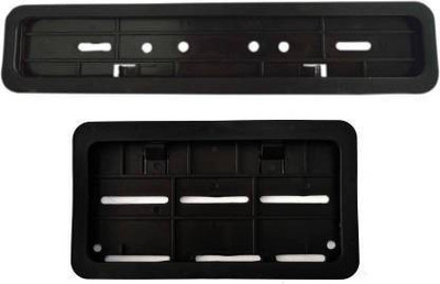 auto trends number plate frame AT Bike Number Plate(Microfibre 10 cm  x  8 cm)