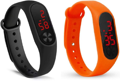 R And P Creation Stylish Professional Band Digital Watch  - For Men