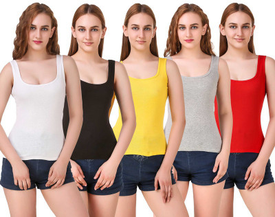 ZOLDY Women Camisole(Pack of 5)