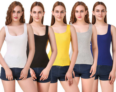 ZOLDY Women Camisole(Pack of 5)
