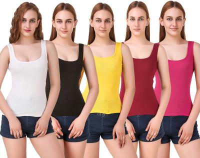 ZOLDY Women Camisole(Pack of 5)