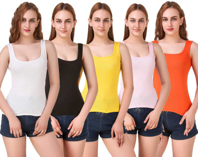 ZOLDY Women Camisole(Pack of 5)