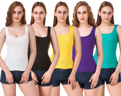 ZOLDY Women Camisole(Pack of 5)