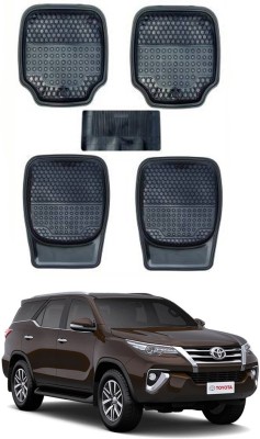 AYW Plastic Standard Mat For  Toyota Fortuner(Black)