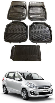 AYW Plastic Standard Mat For  Maruti Suzuki Ertiga(Black)