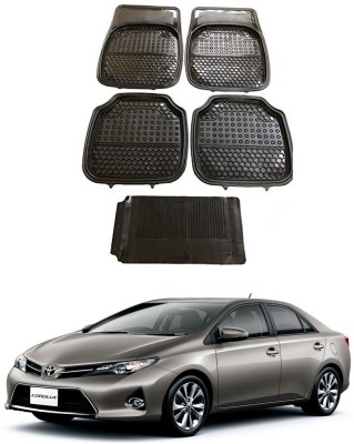 AYW Plastic Standard Mat For  Toyota Corolla(Black)