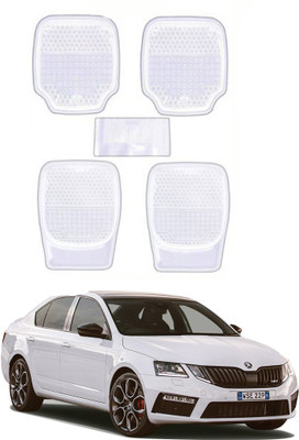AYW Plastic Standard Mat For  Skoda Superb(White)