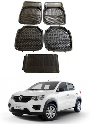 AYW Plastic Standard Mat For  Renault Kwid(Black)
