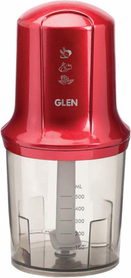 Glen Electric Chopper 200 Watt SA4040 Whisking Disc Chops Nuts 500ml Large Bowl Electric Vegetable & Fruit Chopper(1 Chopper)
