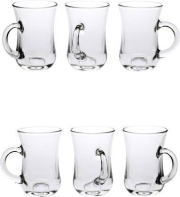 GOOD TO GREAT CREATION Pack of 6 Glass(Clear, Cup Set)