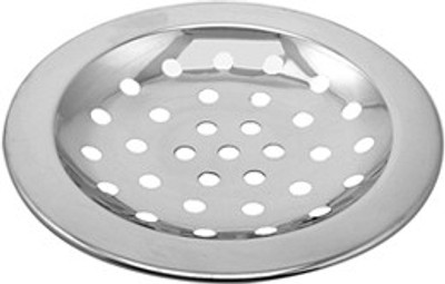 Ytc Floor Stainless Steel Push Down Strainer(12.7 cm Set of 1)