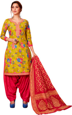 Jevi Prints Women Kurta Patiala Dupatta Set