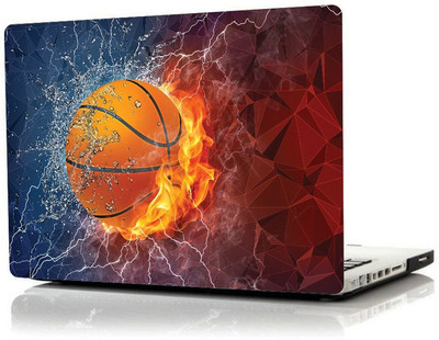 Yellow Alley Designer Laptop Sticker|Fire Ball Print|Personalized Laptop Sticker|Laptop Skin Covers For All Models| HD Quality Laptop Protector (Customizable) Adhesive Glossy Paper Laptop Decal 15.6