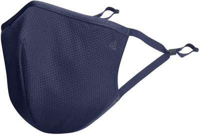JOCKEY Unisex Face FM02-IMPBL Cloth Mask With Melt Blown Fabric Layer(Blue, M, Pack of 2)