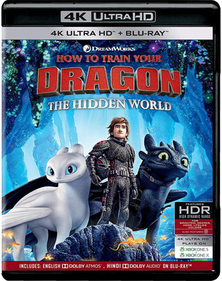 How to Train Your Dragon: The Hidden World (4K UHD & HD) (2-Disc)(4K(UHD) Blu-ray English)
