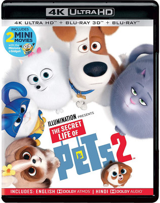 The Secret Life of Pets 2 (4K UHD + Blu-ray 3D + Blu-ray) (3-Disc)(4K(UHD) Blu-ray English)