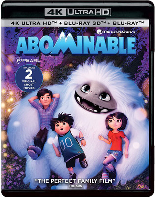 Abominable (4K UHD + Blu-ray 3D + Blu-ray) (3-Disc)(4K(UHD) Blu-ray English)