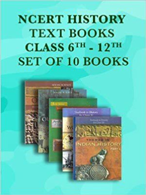 NCERT History Text Books Class 6 To 12 Book Set (English Medium)(Paperback, NCERT)