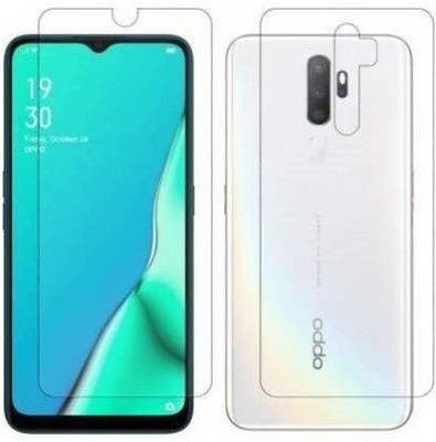 WowSimp Front and Back Tempered Glass for Oppo A9 2020, Oppo A5 2020(Pack of 1)