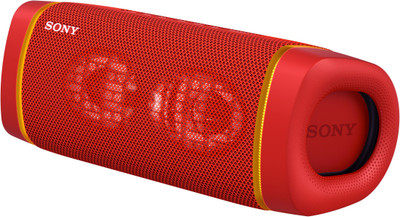 SONY SRS-XB33 Bluetooth Speaker(Red, Stereo Channel)
