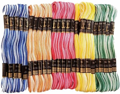 ANCHOR Multicolor Thread(8 m Pack of25)