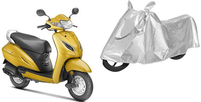 Home ACHIEVEMENT Two Wheeler Cover for Honda(Activa 5G, Silver)