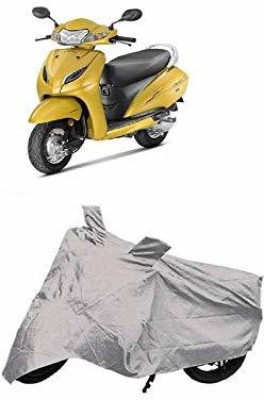 Home ACHIEVEMENT Two Wheeler Cover for Honda(Activa 5G, Silver)