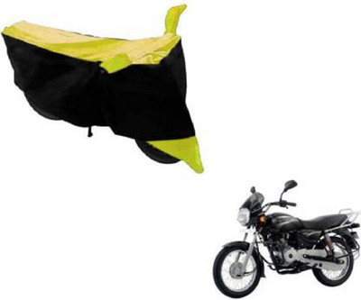 High Quality Waterproof Two Wheeler Cover for Bajaj(Boxer, Yellow, Black)