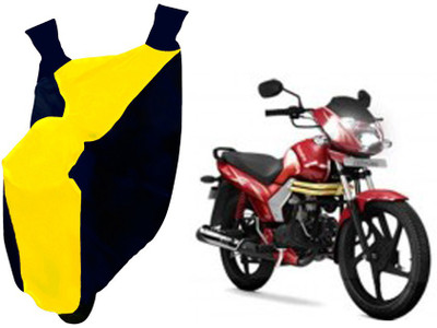 Auto Haute Waterproof Two Wheeler Cover for Mahindra(Centuro, Yellow, Black)