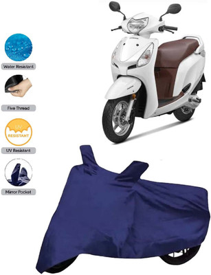 MMSSTAR Waterproof Two Wheeler Cover for Honda(Aviator, Blue)