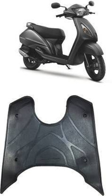 NFTRADERS Scooter Foot Mat Black Floor Mat for Jupiter TVS Jupiter Two Wheeler Mat TVS Jupiter Two Wheeler Mat
