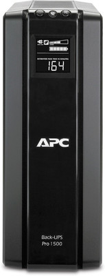 APC Back-UPS BR1500G-IN 230 V Line-interactive Tower Model UPS with Overload Protection with Digital Display 6 Outlet Plugs