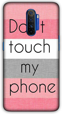 itrusto Back Cover for RealMe X2, RealMe X2 Don’t Touch My Phone PRINTED BACK COVER(Multicolor, Hard Case, Pack of: 1)