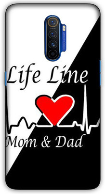 itrusto Back Cover for RealMe X2, RealMe X2 My lifeline mom dad PRINTED BACK COVER(Multicolor, Hard Case, Pack of: 1)