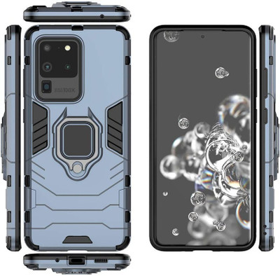 FITSMART Back Cover for Samsung Galaxy S20 Ultra 5G(Blue, Dual Protection, Pack of: 1)