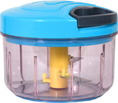 Rudrisha Large Handy and Compact Chopper with 3 blades for effortlessly chopping vegetabl Vegetable Chopper(1 chopper with blade)