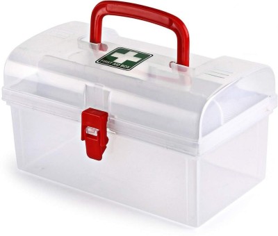 SKYZONE Plastic Milton Medicine Box, Medical Box, First aid Box, Multi Purpose Box, Multi Utility Storage with Handle First Aid Kit(Home)