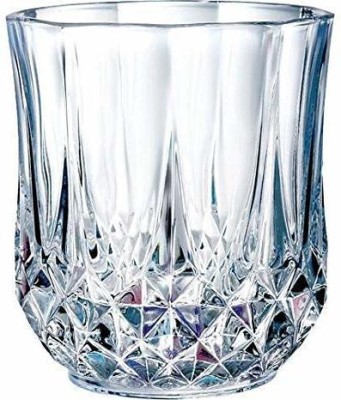 baluda (Pack of 6) Glass Sets of 6, Crystal Whiskey Water Juice Scotch Vodka Beer Champagne Tumbler Wine Glasses, 300 ML Drinkware Multipurpose Glass Set Cocktail Glass(300 ml, Glass, Clear)