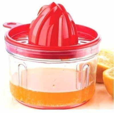 NAMANSHU TEX Plastic Hand Juicer(Red, Clear)