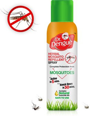 Dr. Dengue Herbal Mosquito Repellent Spray 50g (Pack of 3) | Mosquito Killer(3 x 50 ml)