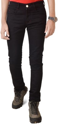 JIYAFABRICATOR Regular Men Black Jeans