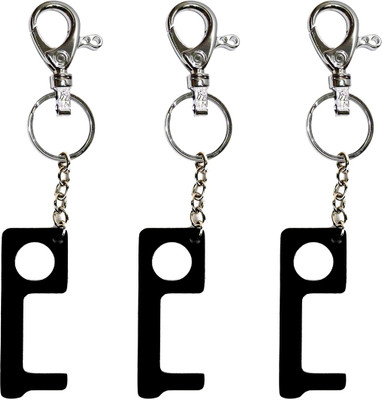 Flipkart SmartBuy Virus Protection Metal |Pack of 3| No Touch Tool With Carabiner Key Chain