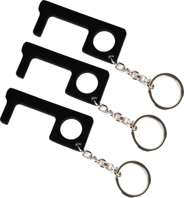 Flipkart SmartBuy Virus Protection Metal |Pack of 3| No Touch Key Chain