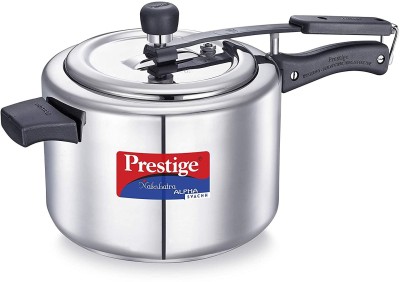 Prestige Svachh Nakshatra Alpha 5 L Inner Lid Induction Bottom Pressure Cooker(Stainless Steel)