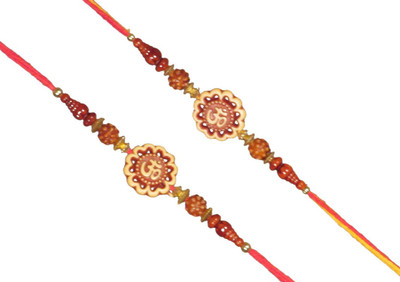 SUNINOW Religious DCREATION10030 Mauli Thread Rakhi  Set(2 RAKHI)