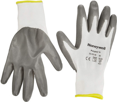 Honeywell Perfect Fit Glove Polytril - 09 (Pack of 4) Nitrile  Safety Gloves(Pack of 4)