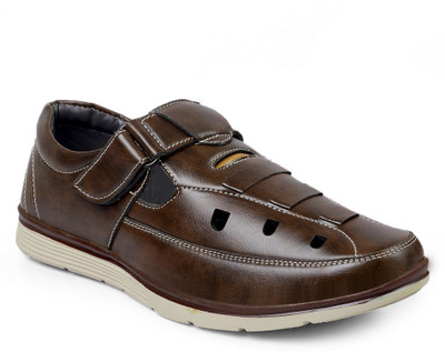 VKF Men Brown Sandals