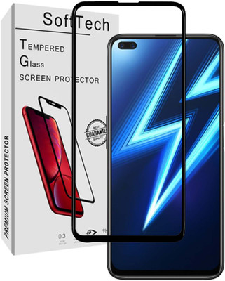 SoftTech Edge To Edge Tempered Glass for Realme 6 Pro(Pack of 1)