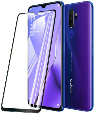 FITSMART Edge To Edge Tempered Glass for Oppo A9(Pack of 1)